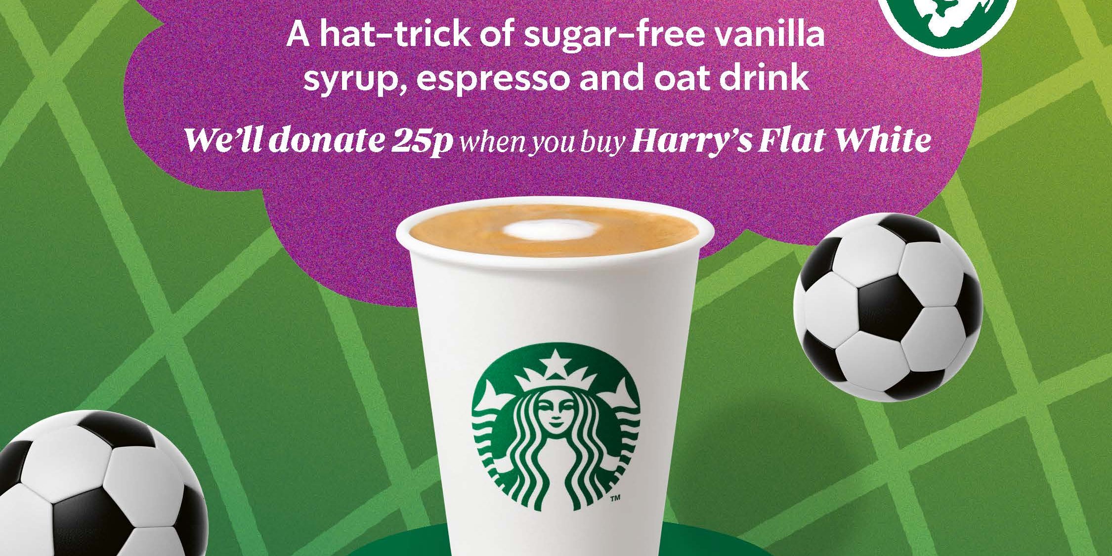 Harry Kane captains the creation of his very own Starbucks coffee