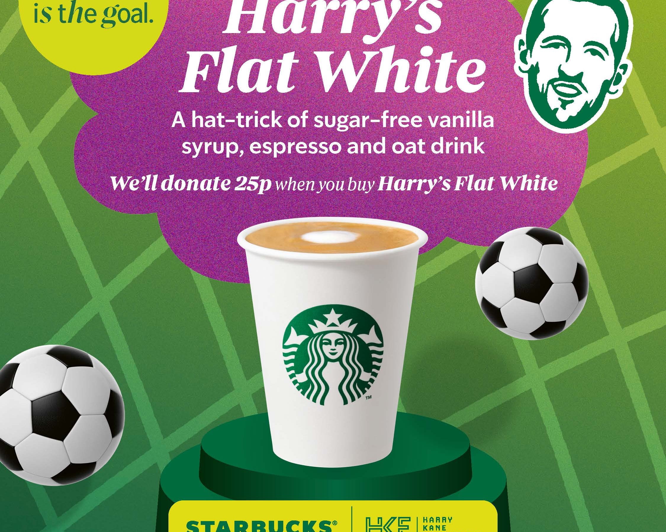 Harry Kane captains the creation of his very own Starbucks coffee
