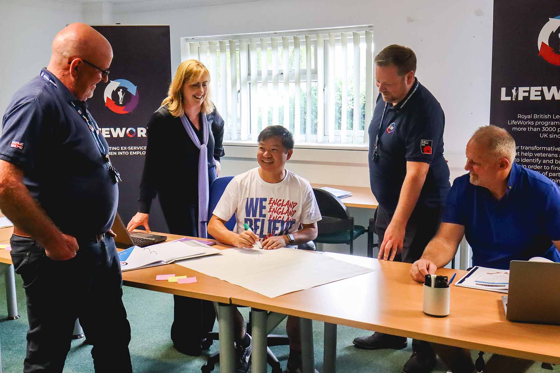 Proudly supporting the Royal British Legion Industries'  Lifeworks scheme.