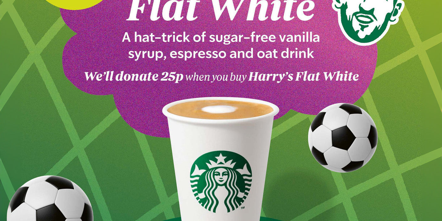 Harry Kane captains the creation of his very own Starbucks coffee