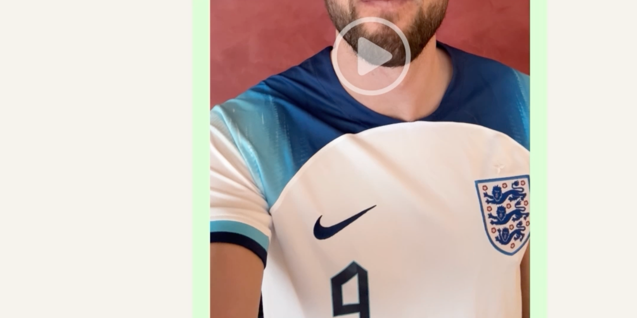 Harry proudly supports Cancer Research UK’s Bobby Moore Fund’s Football Shirt Friday